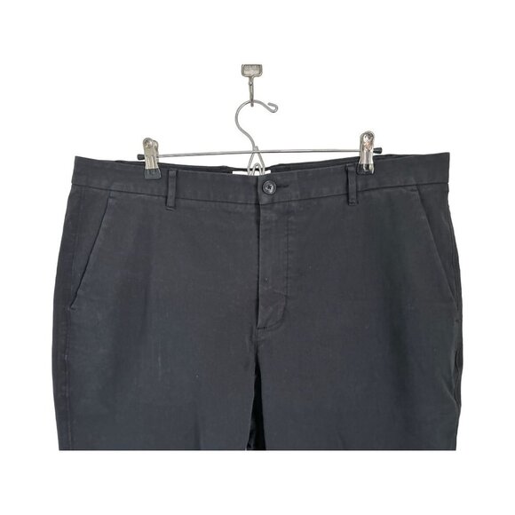 EVERLANE Men's Size 40/30 Slim Fit Black Trousers Pants Cotton Strait Leg - Picture 3 of 9